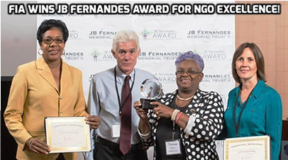 FIA wins JB NGO Award